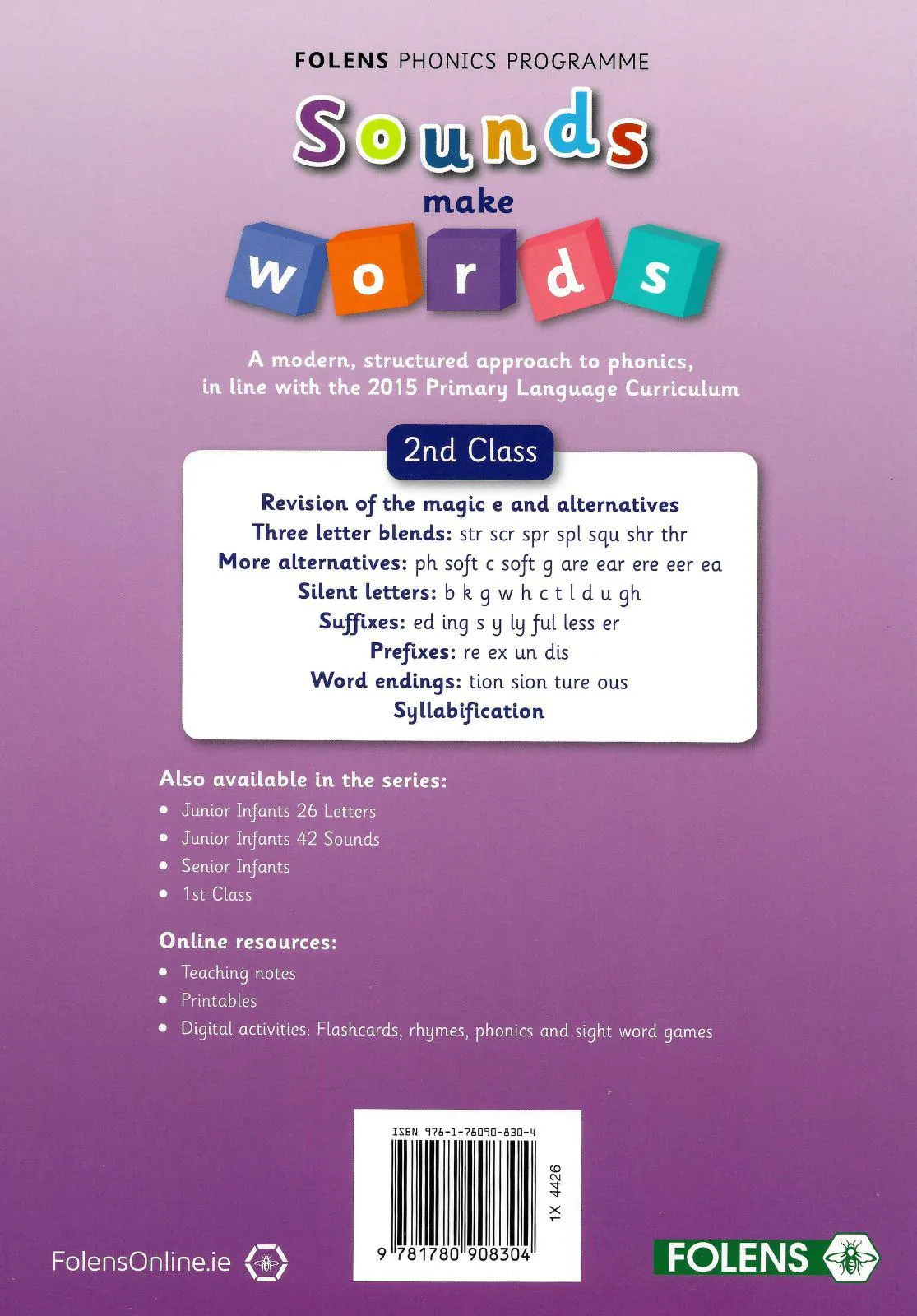Sounds Make Words - 2nd Class