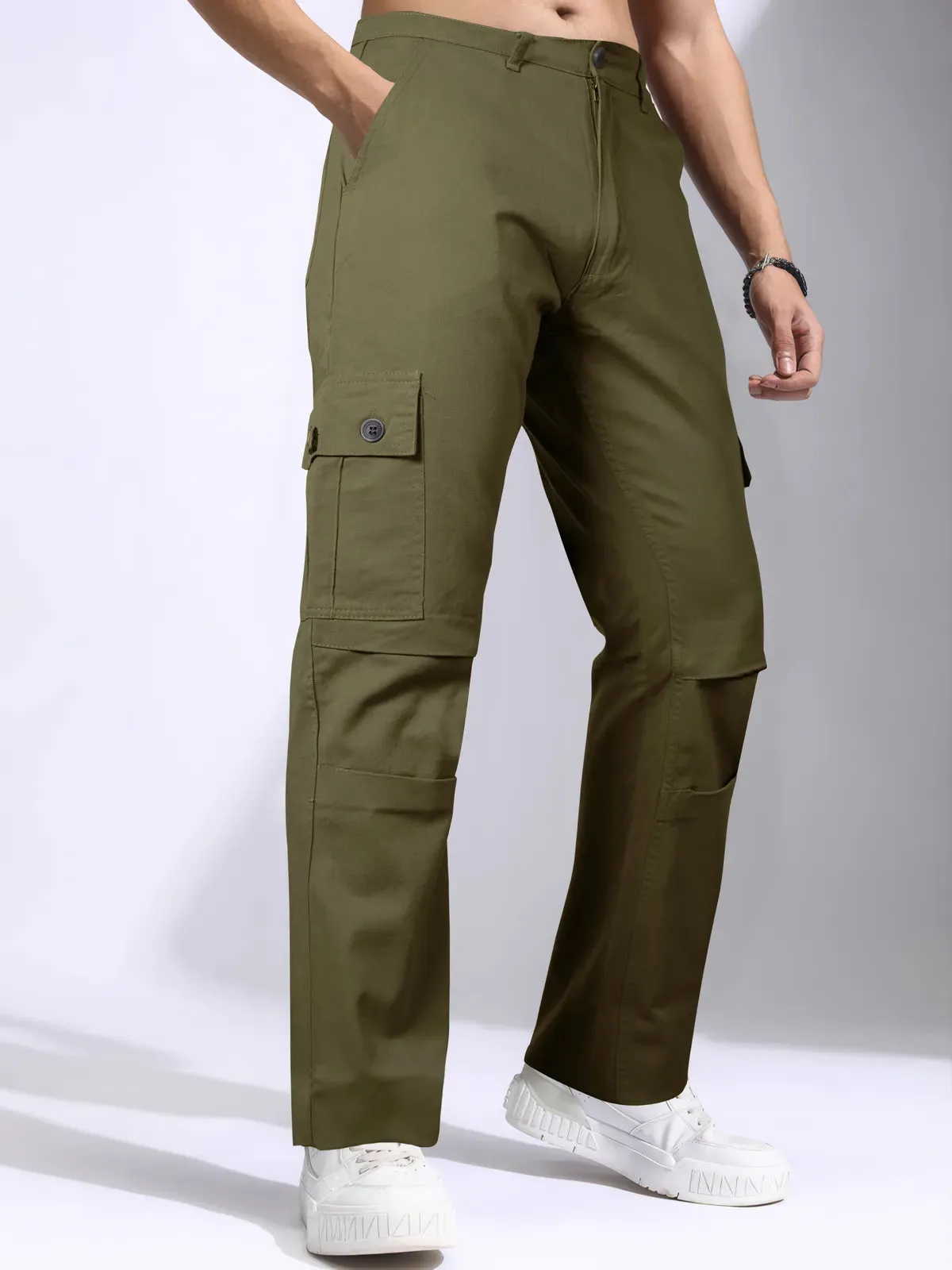 Straight Fit Cargo Pants
