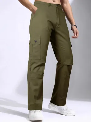 Straight Fit Cargo Pants