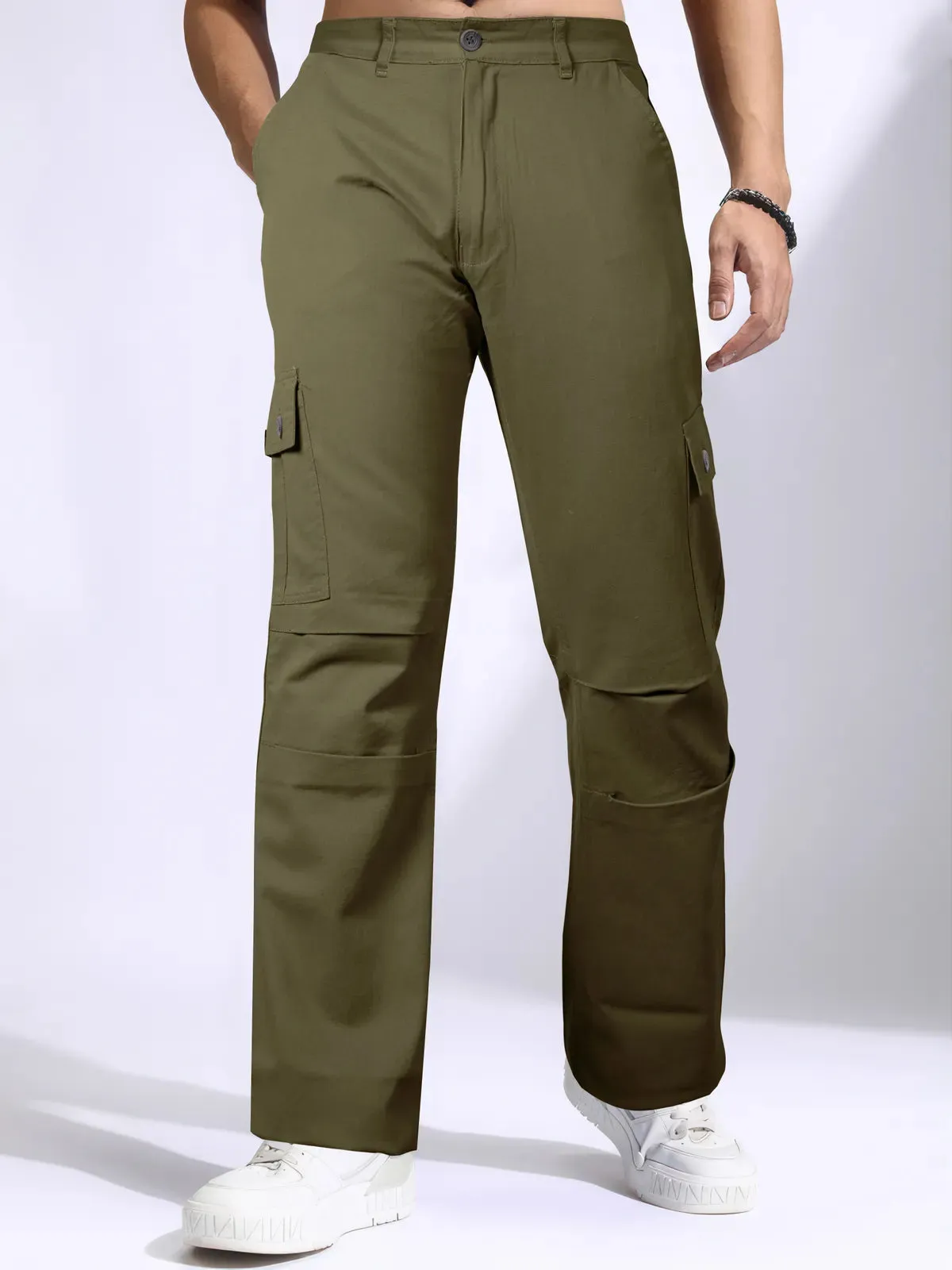 Straight Fit Cargo Pants