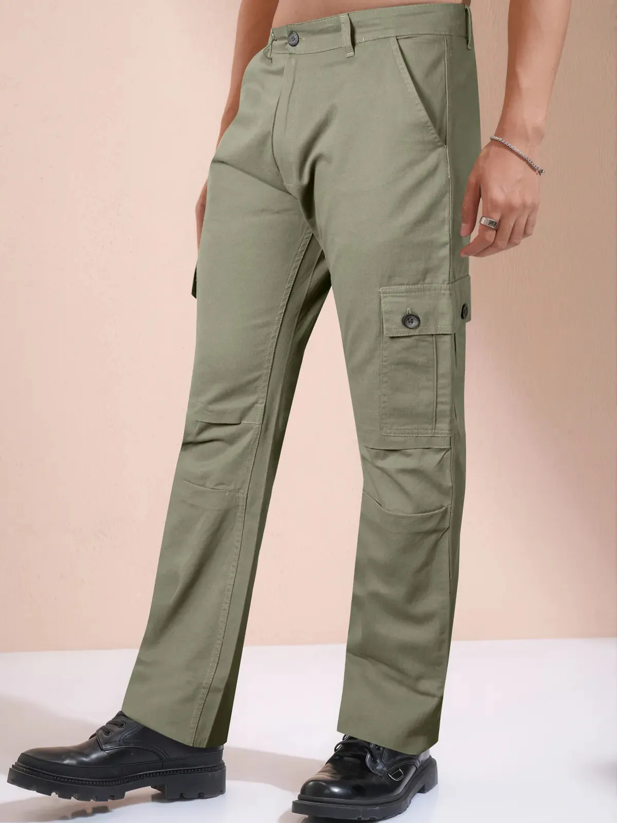 Straight Fit Cargo Pants