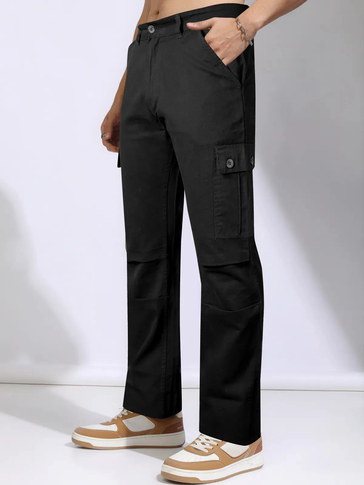 Straight Fit Cargo Pants