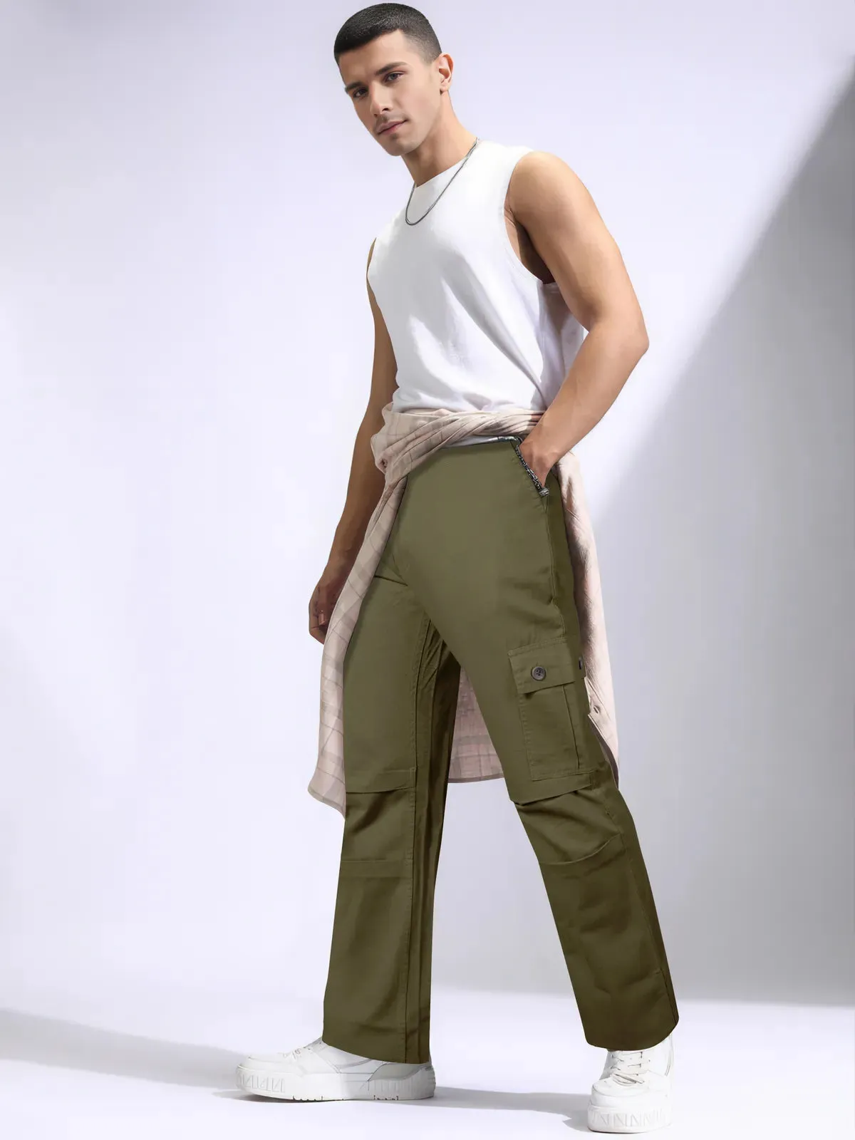 Straight Fit Cargo Pants