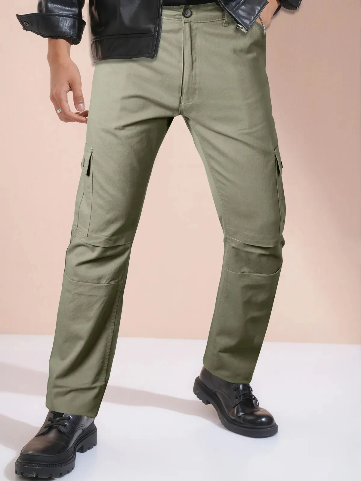 Straight Fit Cargo Pants