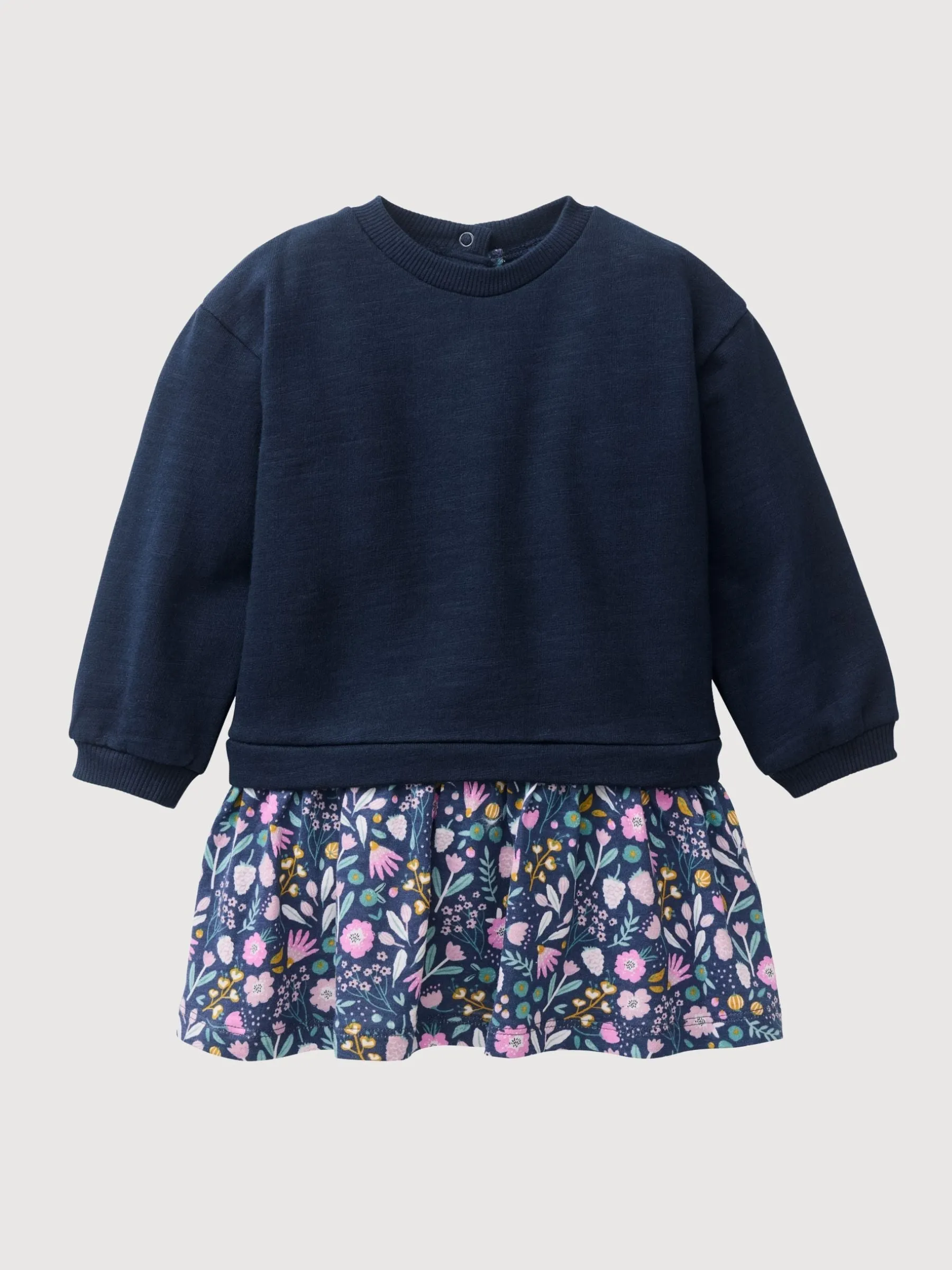 Sweat-Kleid Multicolor Baby | People Wear Organic