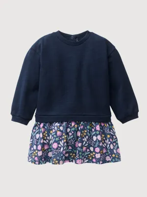 Sweat-Kleid Multicolor Baby | People Wear Organic