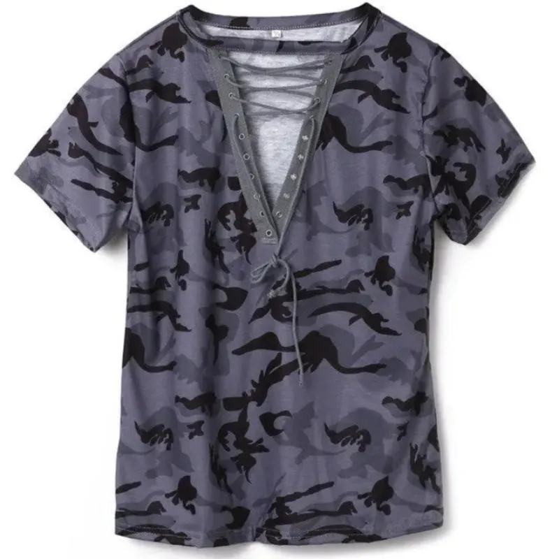 T shirt militaire femme