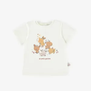 T-shirt Nos petits gardiens en coton biologique, naissance || Our little guardians t-shirt in organic cotton, newborn