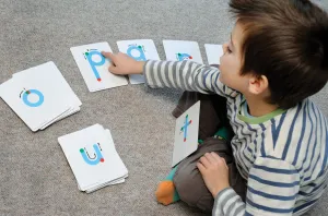 Tactile Lowercase Letter Cards pk 26