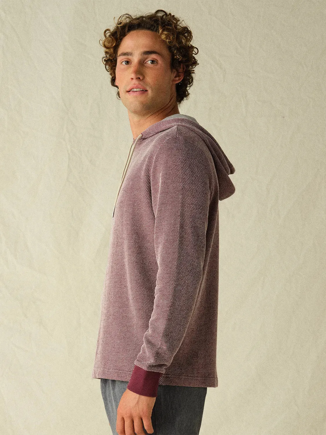Tailwind Hoodie | Wine Twill