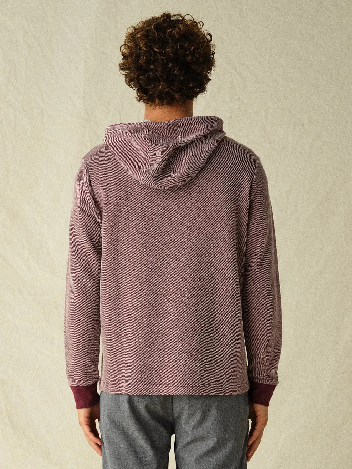 Tailwind Hoodie | Wine Twill