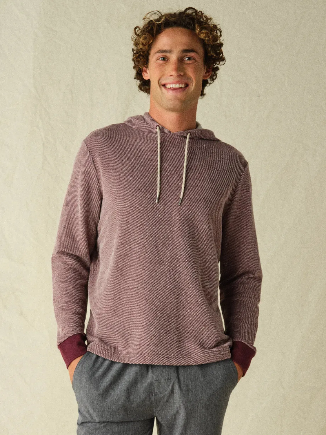Tailwind Hoodie | Wine Twill