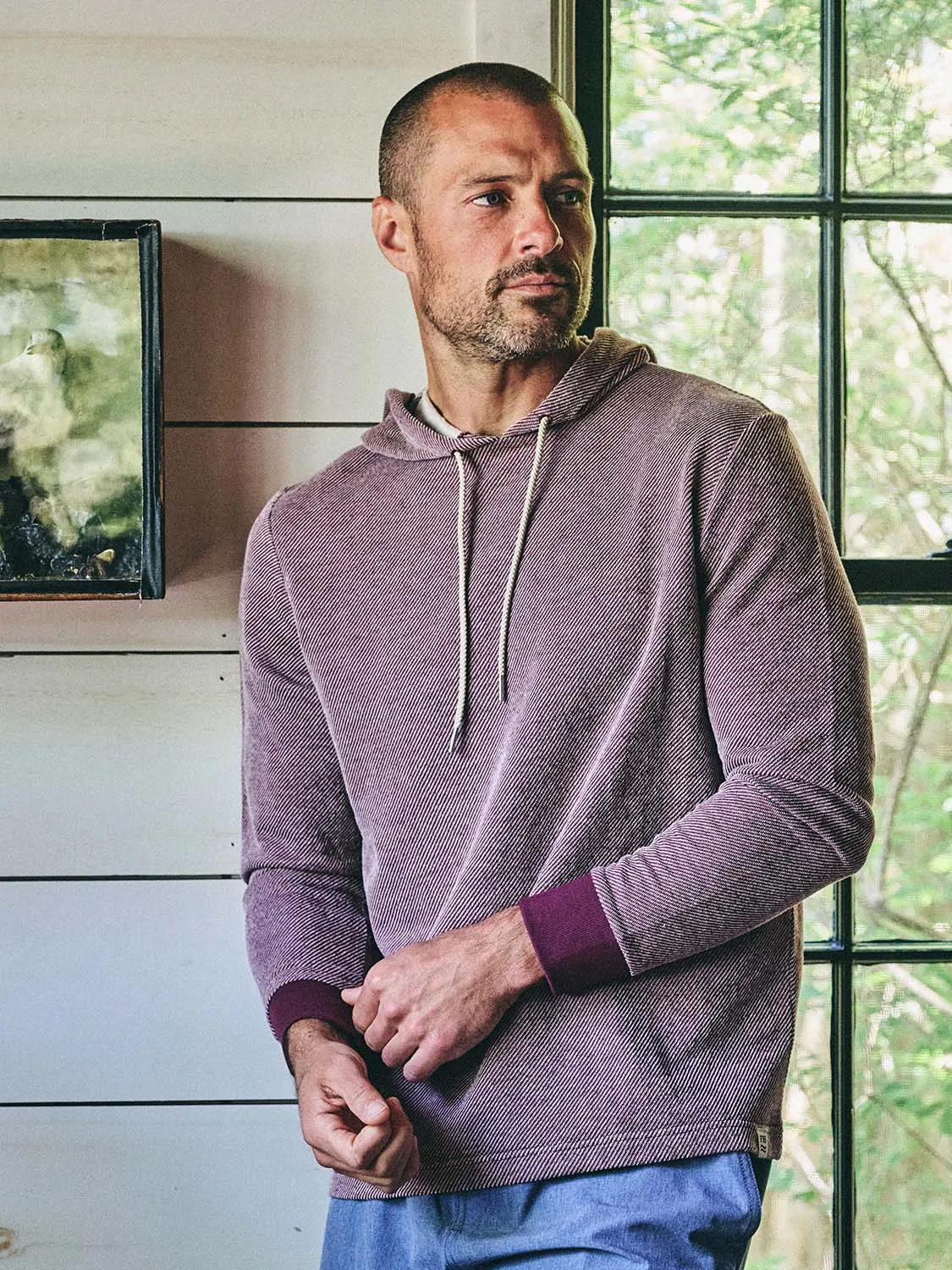 Tailwind Hoodie | Wine Twill