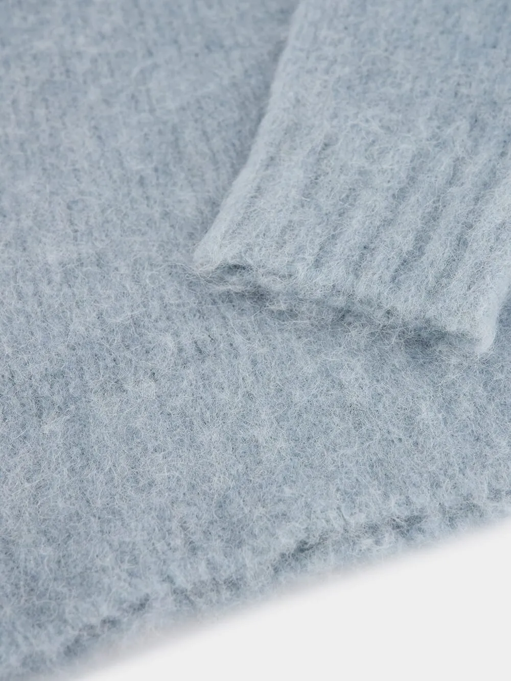 Textured Alpaca Polo Shirt