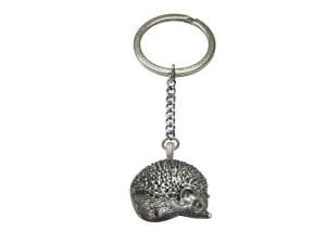 Textured Ammonite Fossil Keychain