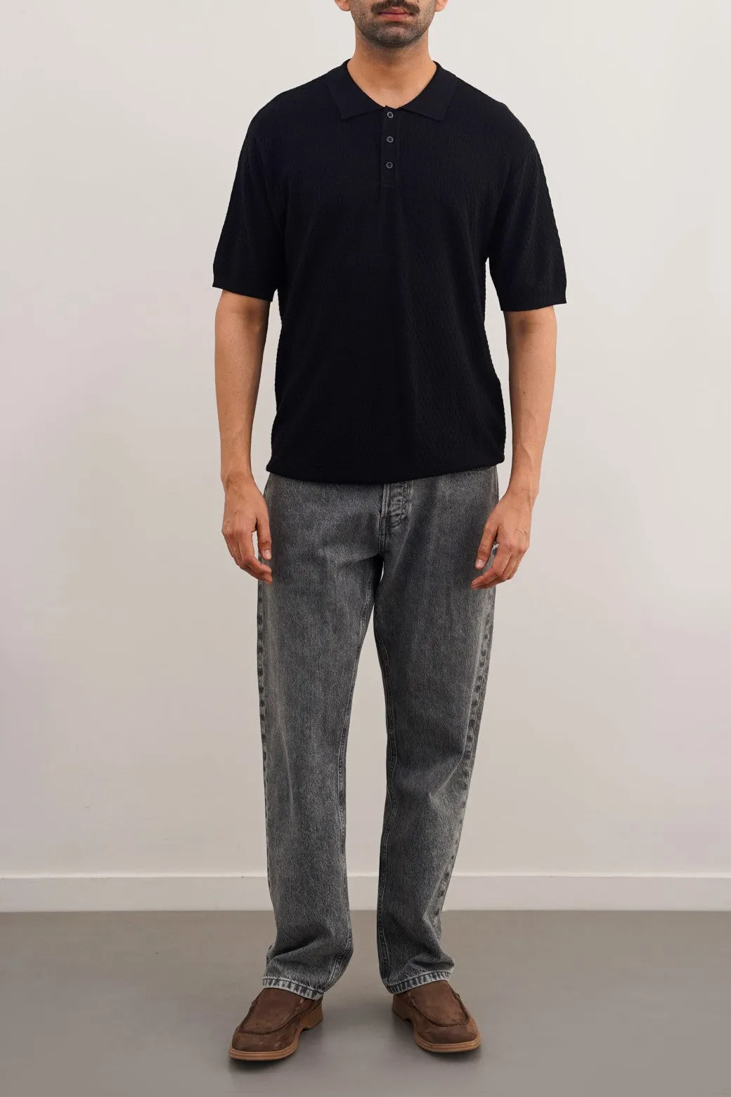 TEXTURED POLO
