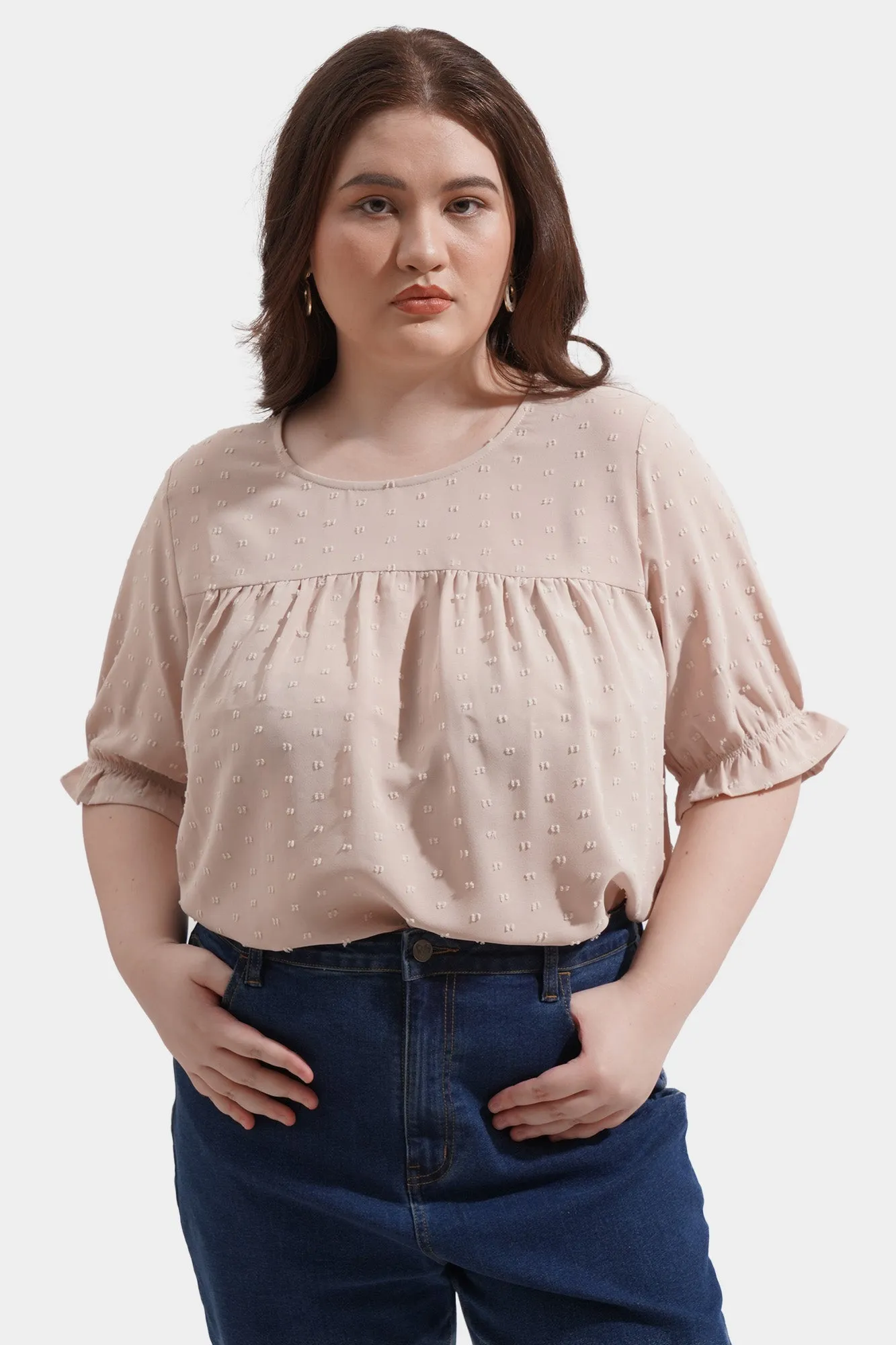 Textured Shirring Top