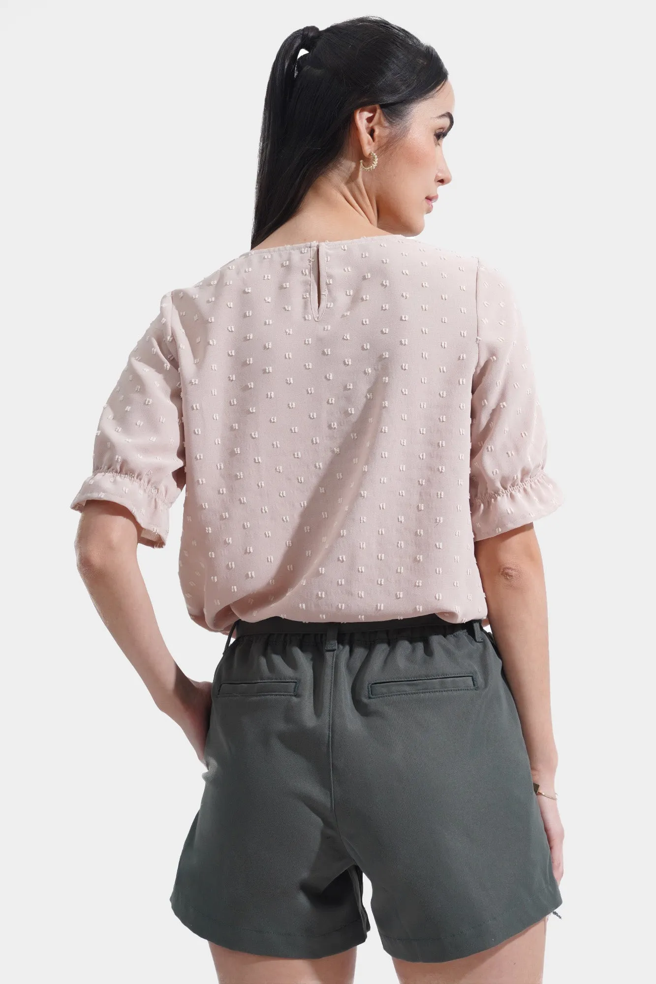 Textured Shirring Top