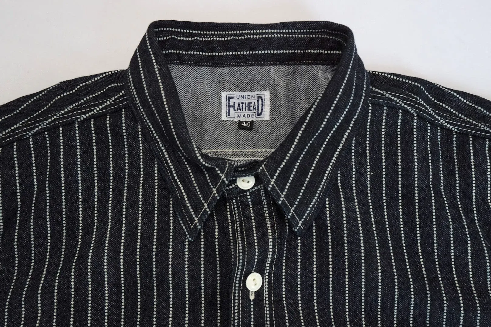 The Flat Head 11oz Indigo Wabash Workshirt