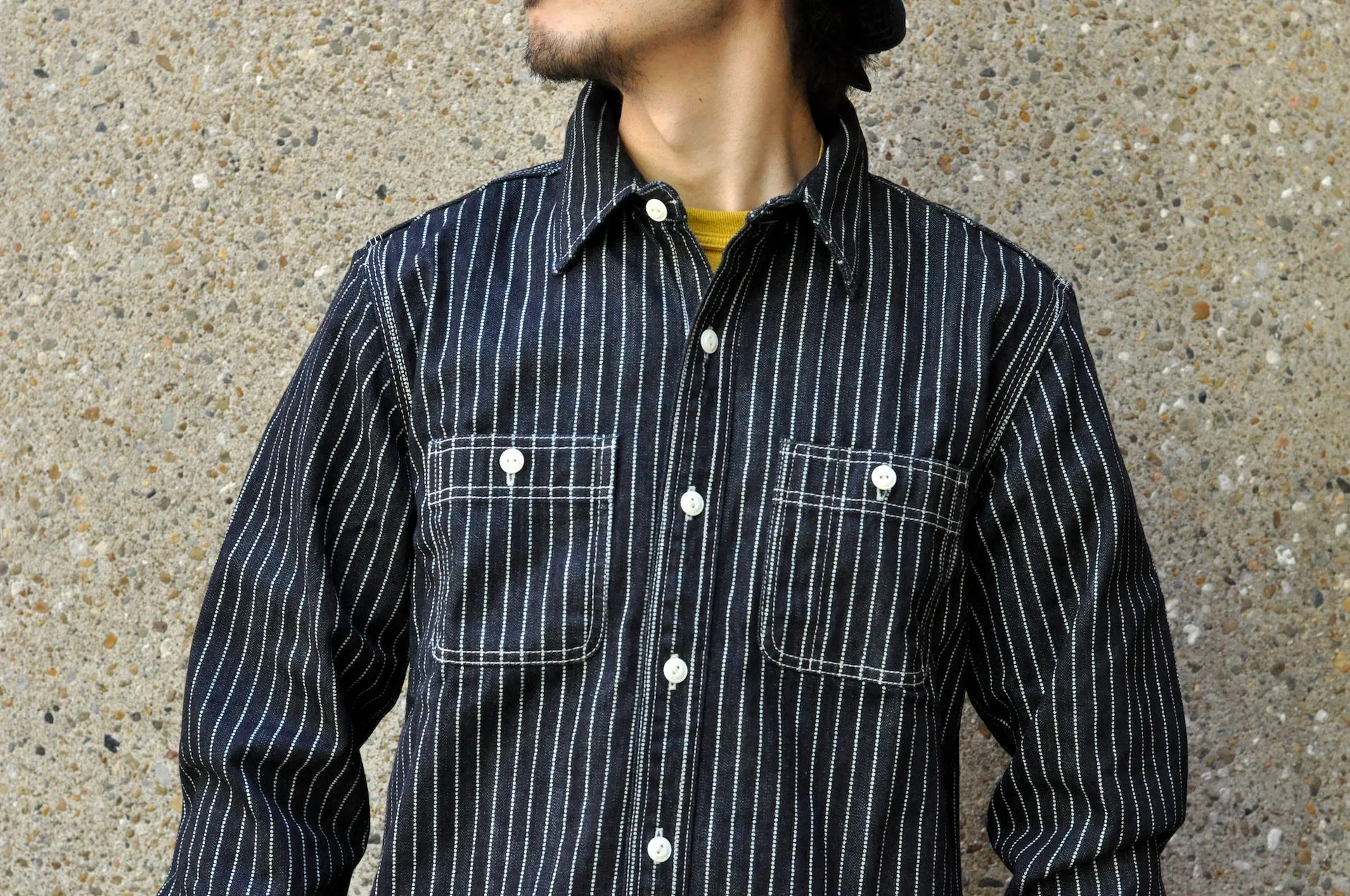 The Flat Head 11oz Indigo Wabash Workshirt