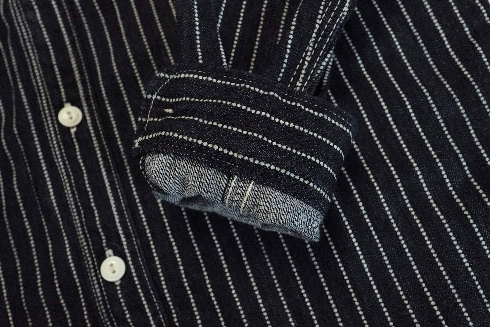 The Flat Head 11oz Indigo Wabash Workshirt
