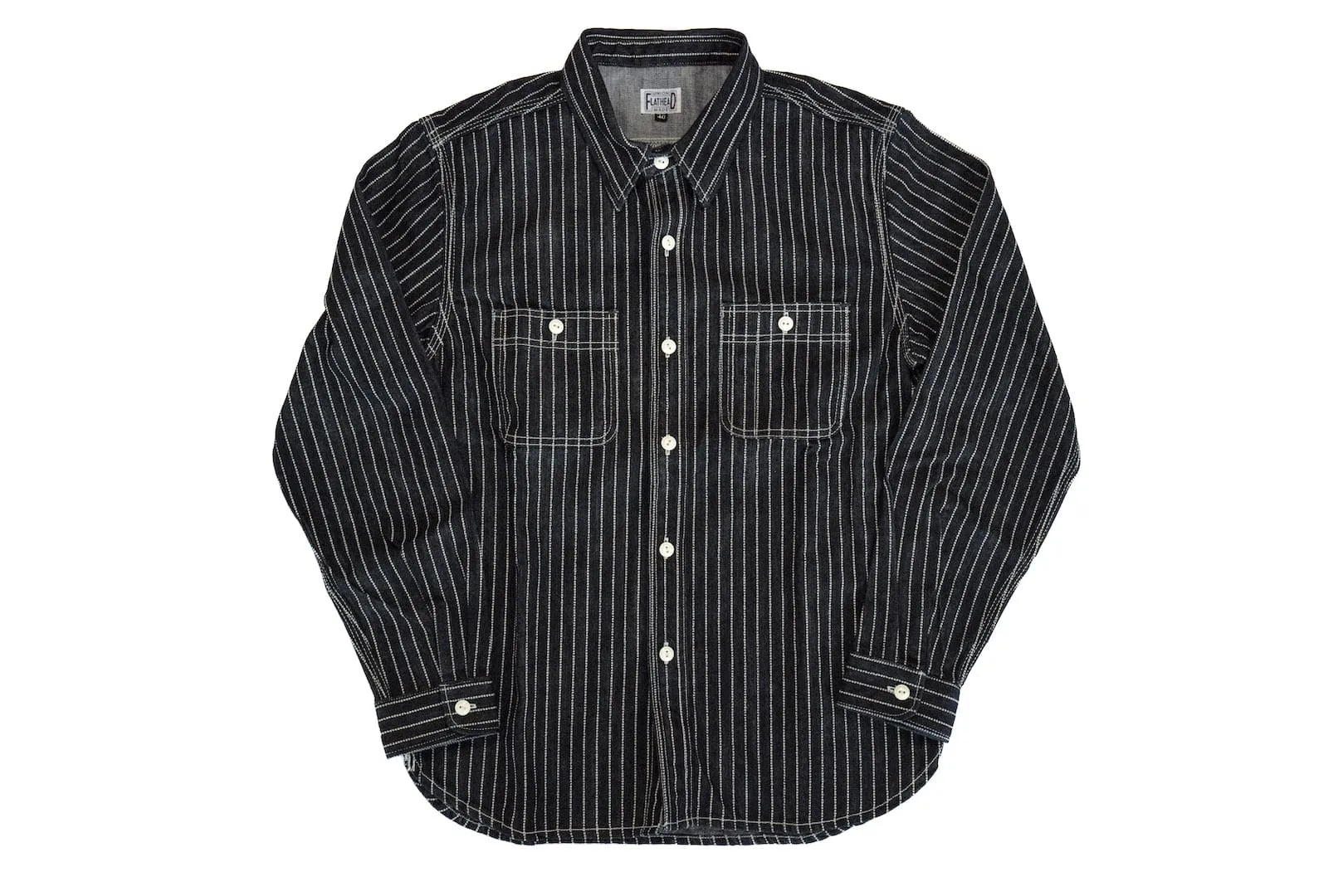 The Flat Head 11oz Indigo Wabash Workshirt