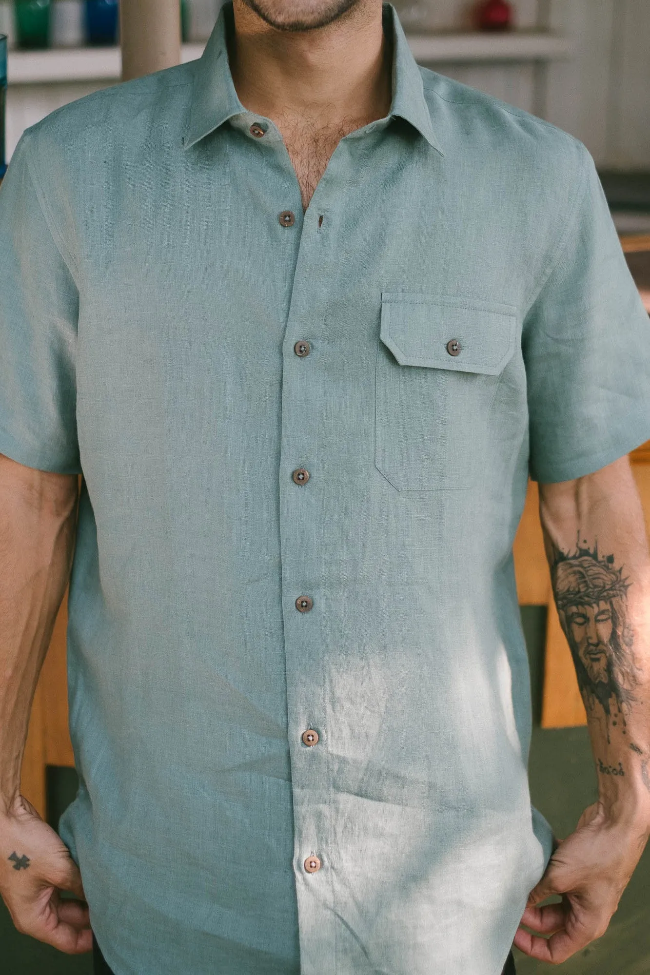 The Linen Shirt | Short Sleeve