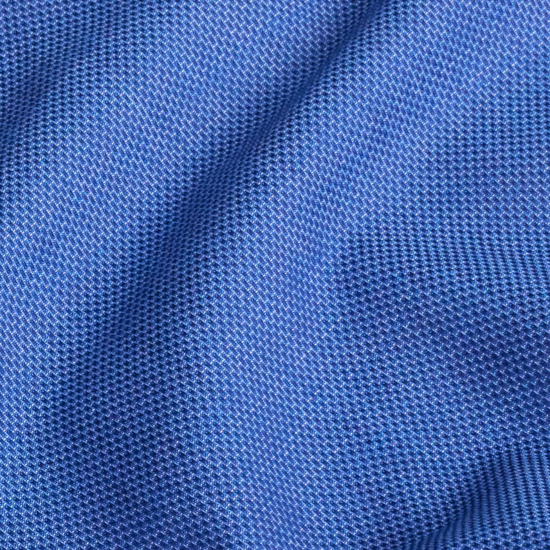 The Royal Blue Caven Textured Weave Custom Shirt