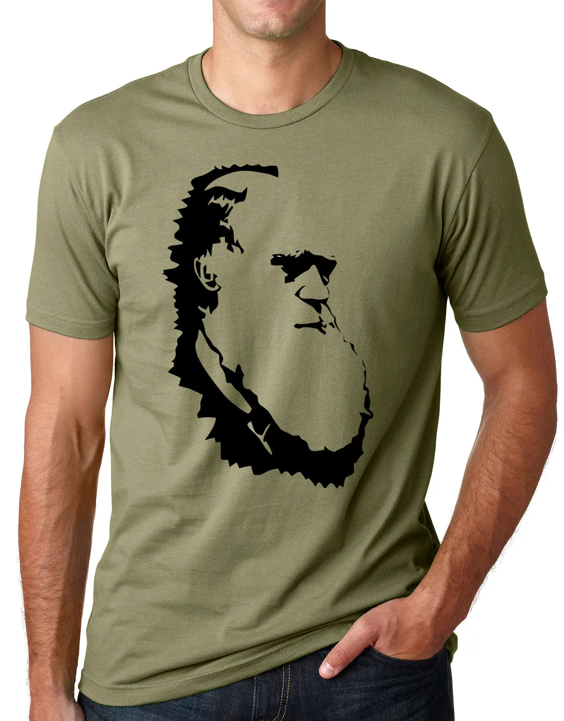 Think Out Loud Apparel Charles Darwin Evolution T-shirt Atheist Tee