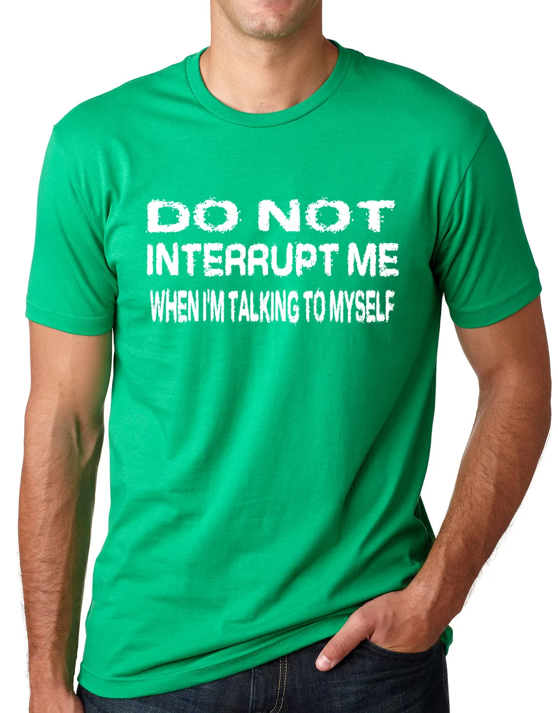 Think Out Loud Apparel Do Not Interrupt Me When I'm Talking To Myself Funny T Shirt