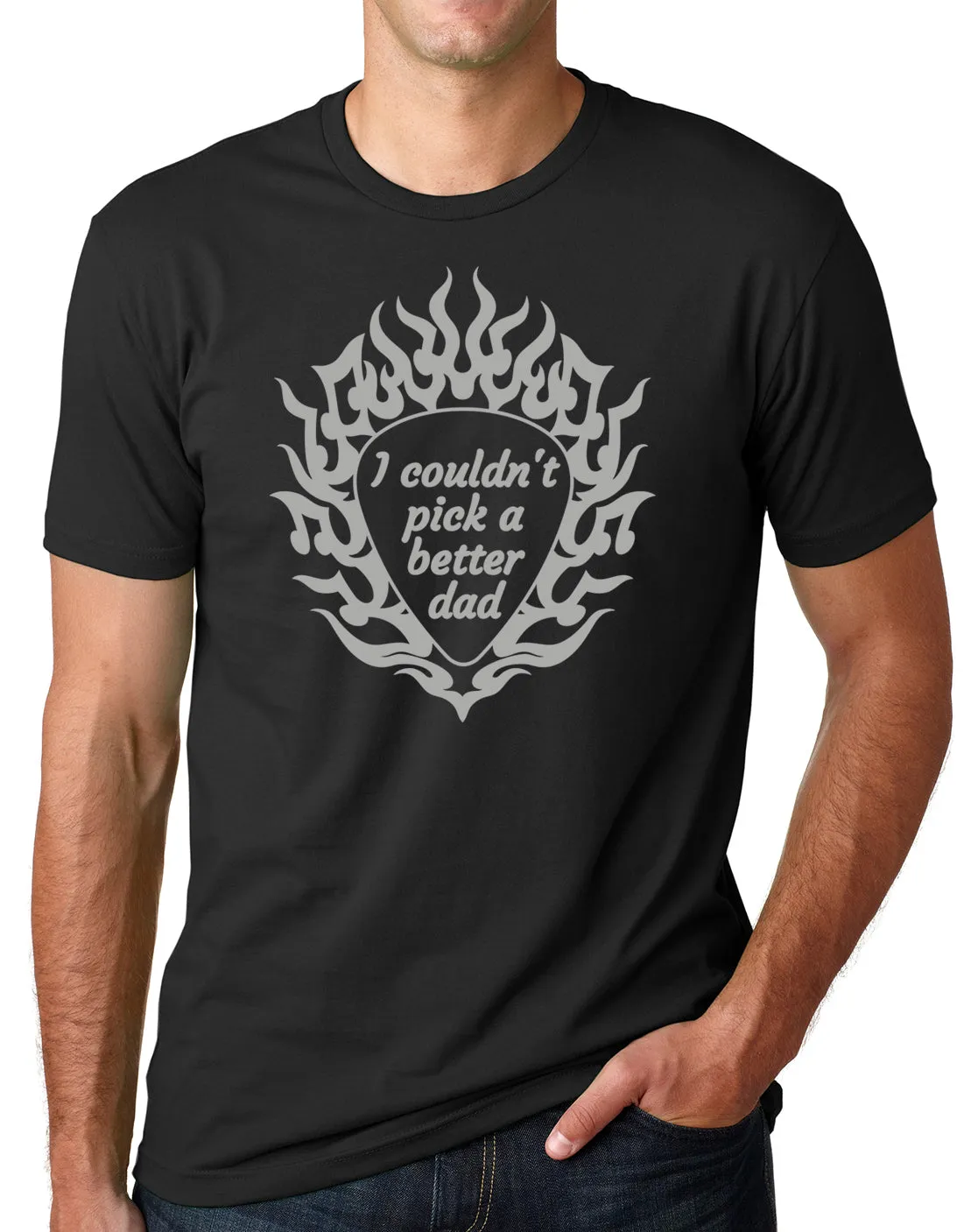 Think Out Loud Apparel I Couldn't Pick a Better Dad Funny Guitar Player Father T Shirt
