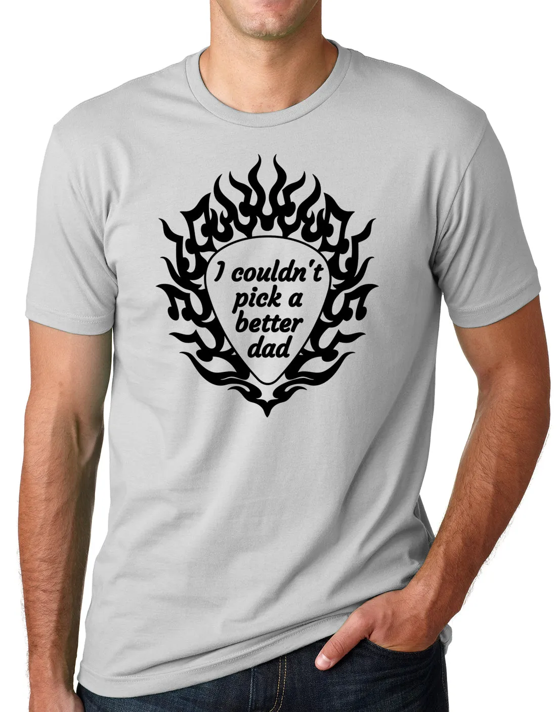 Think Out Loud Apparel I Couldn't Pick a Better Dad Funny Guitar Player Father T Shirt