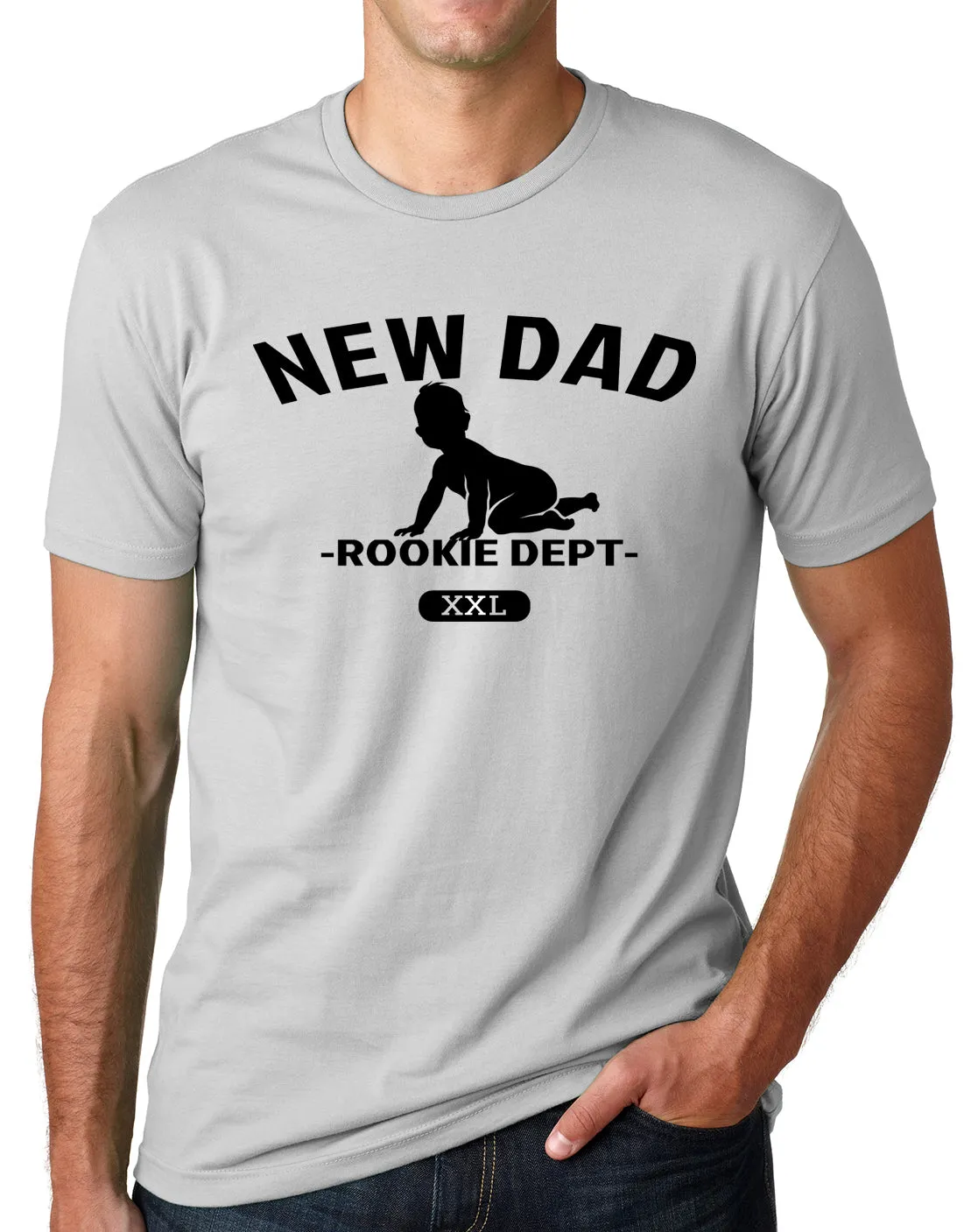 Think Out Loud Apparel New Dad Team Rookie Department Funny New Father T Shirt