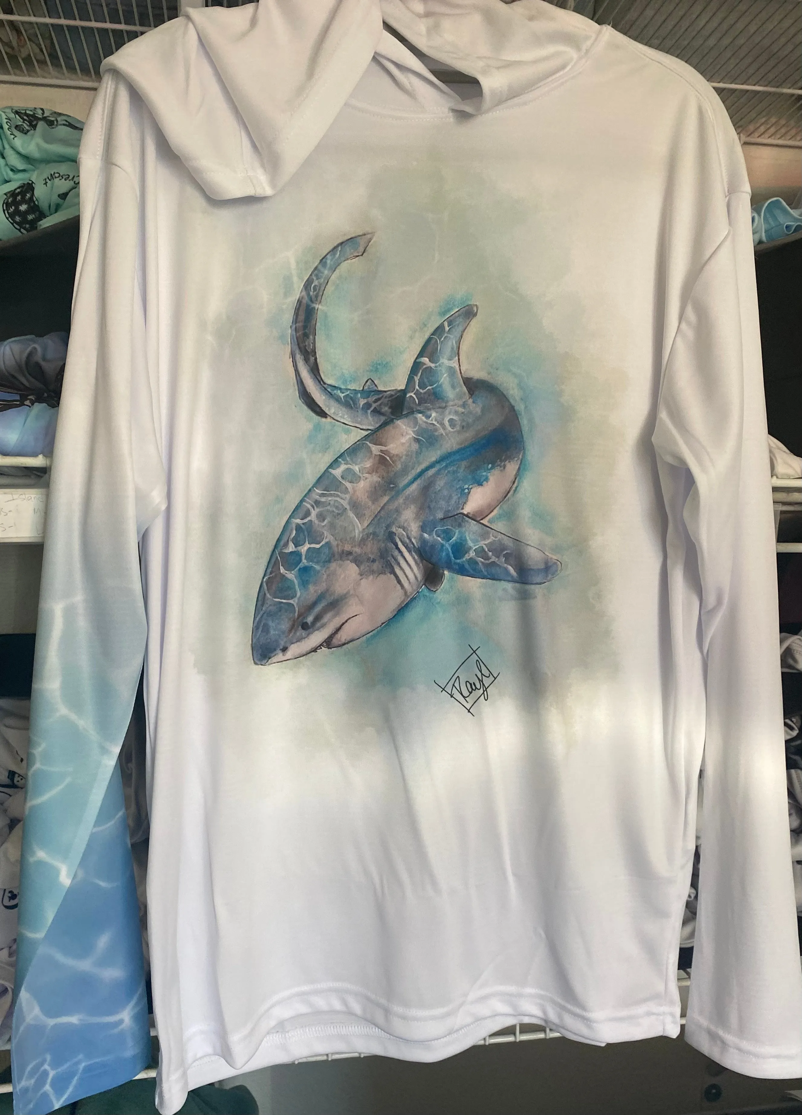 Thresher Shark UPF 50 Performance Hoodie - Unisex