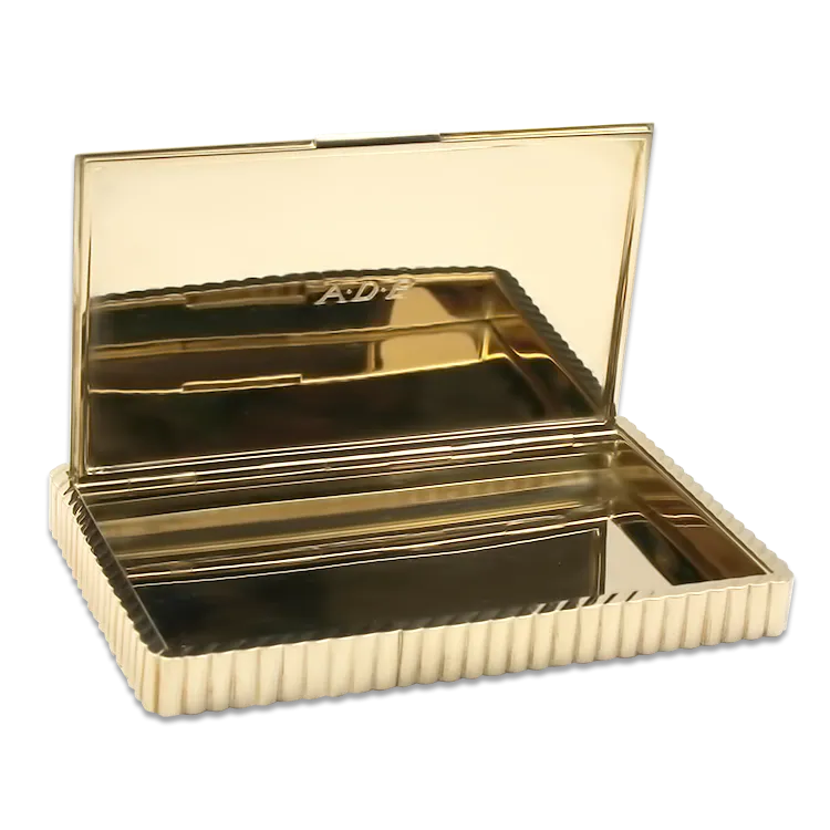 Tiffany & Co. Estate Solid 14k Yellow Gold Vintage Cigarette Case