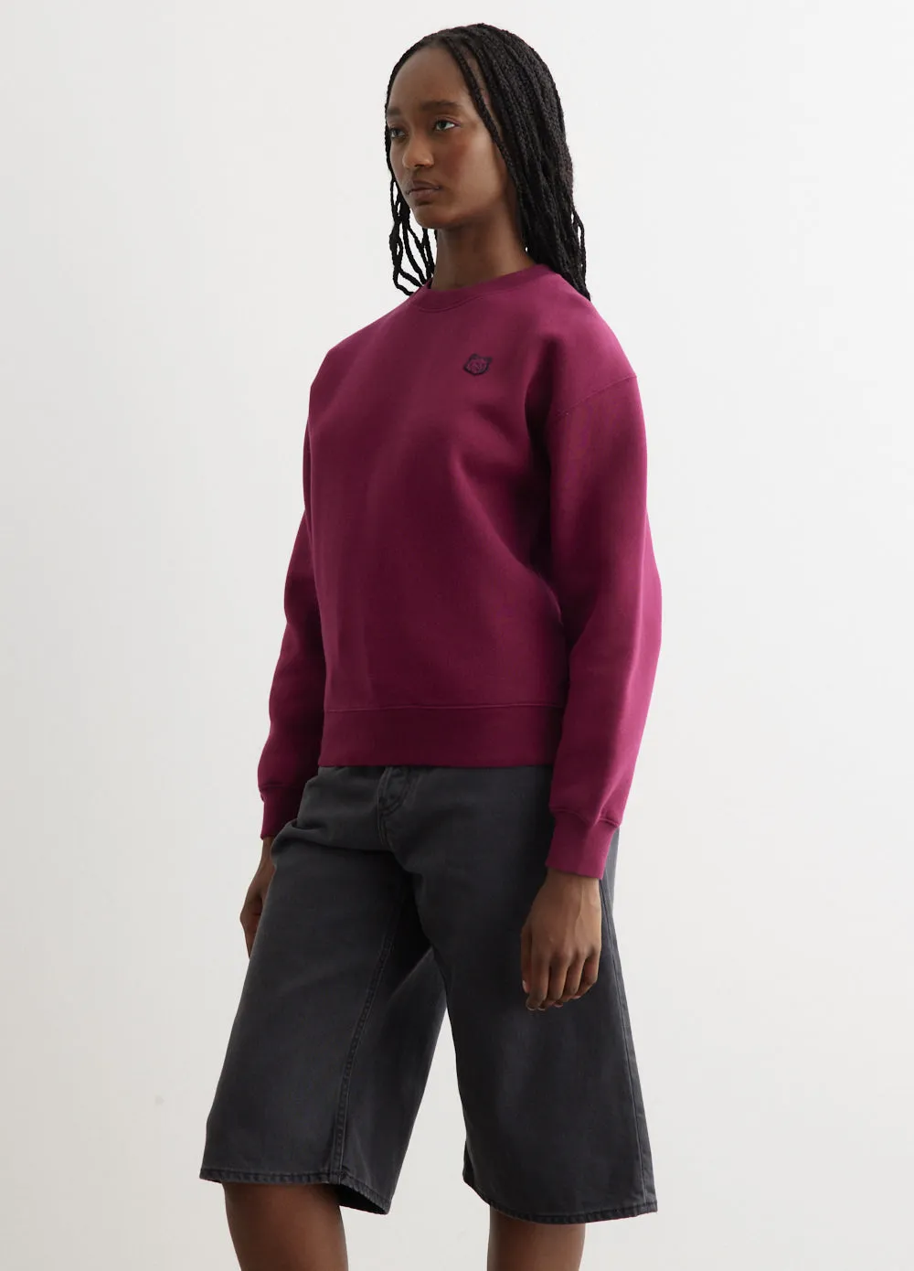 Tonal Fox Head Patch Comfort Sweatshirt
