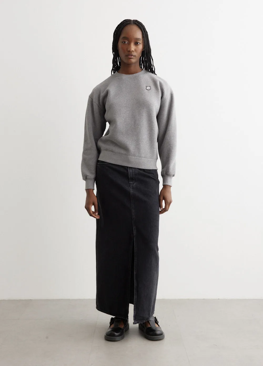 Tonal Fox Head Patch Comfort Sweatshirt