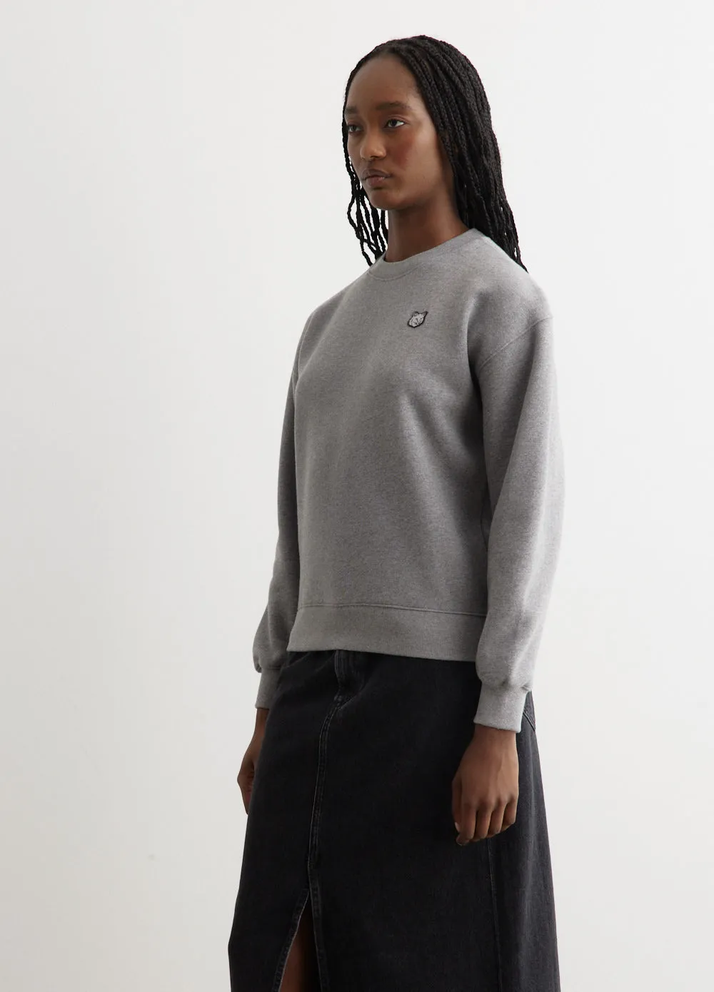Tonal Fox Head Patch Comfort Sweatshirt