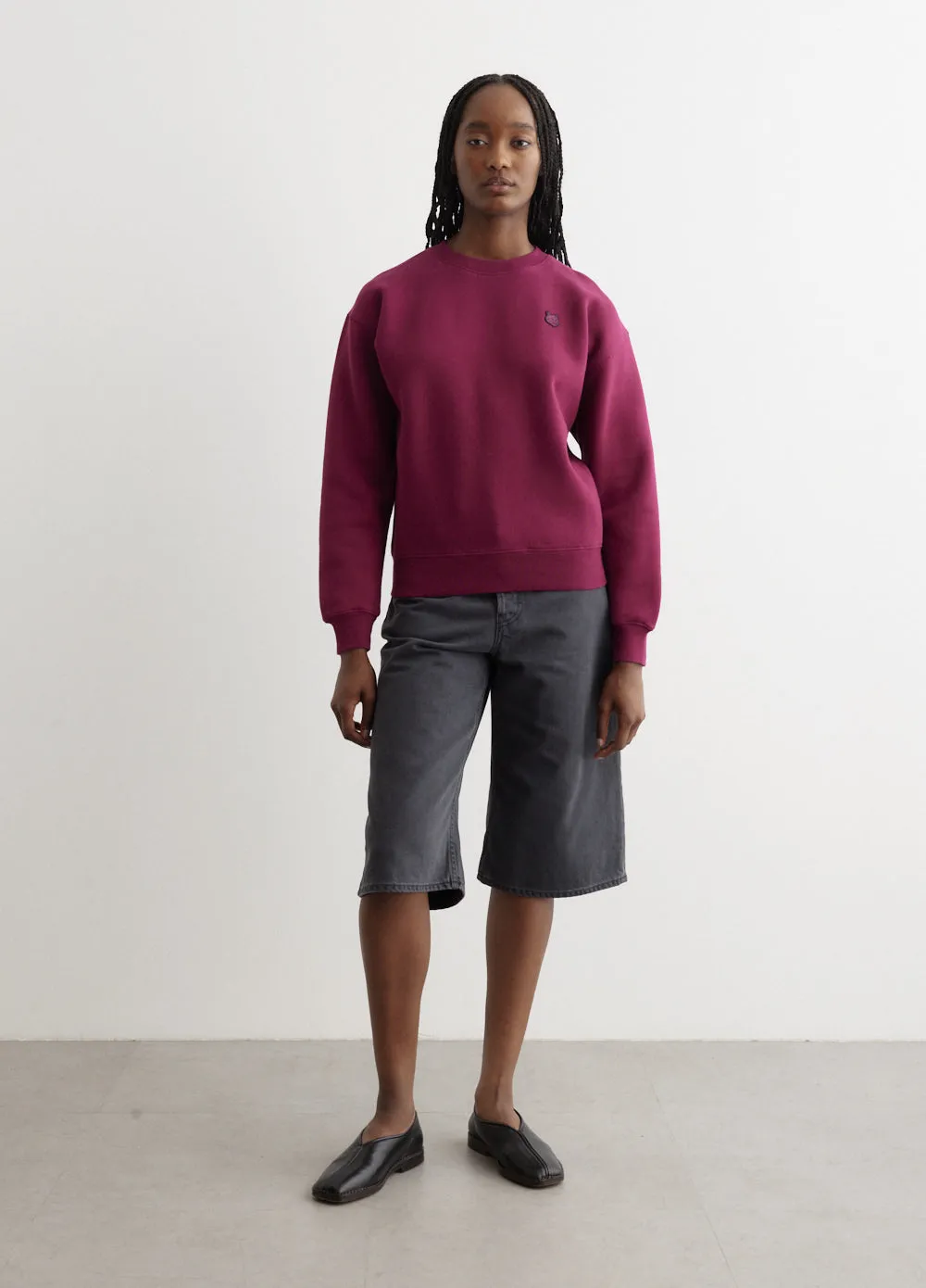 Tonal Fox Head Patch Comfort Sweatshirt