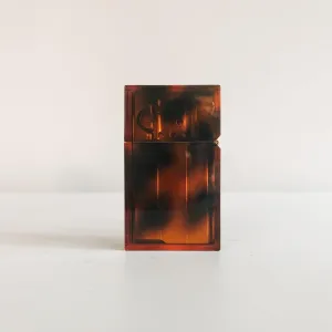 Tortoise Hard Edge Refillable Lighter