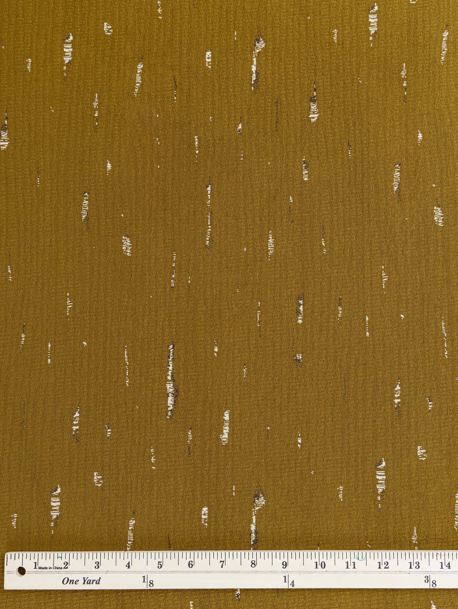 Tree Bark Jacquard Knit Deadstock - Cumin - Swatch