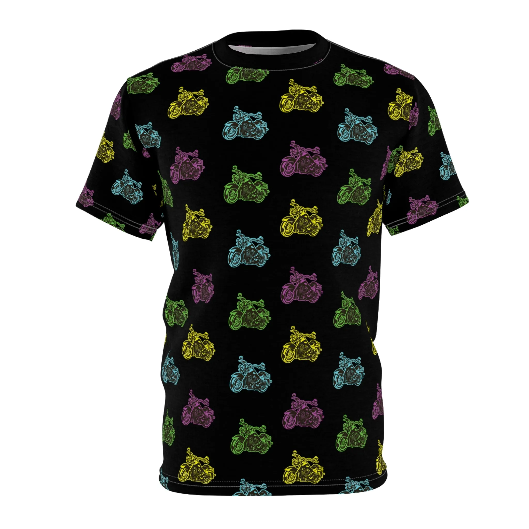 Tribute - Unisex AOP Motorcycle Cut & Sew Tee
