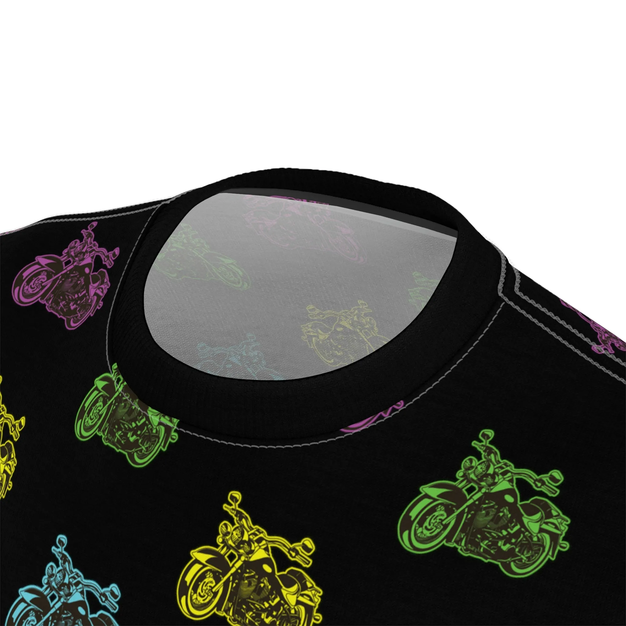 Tribute - Unisex AOP Motorcycle Cut & Sew Tee