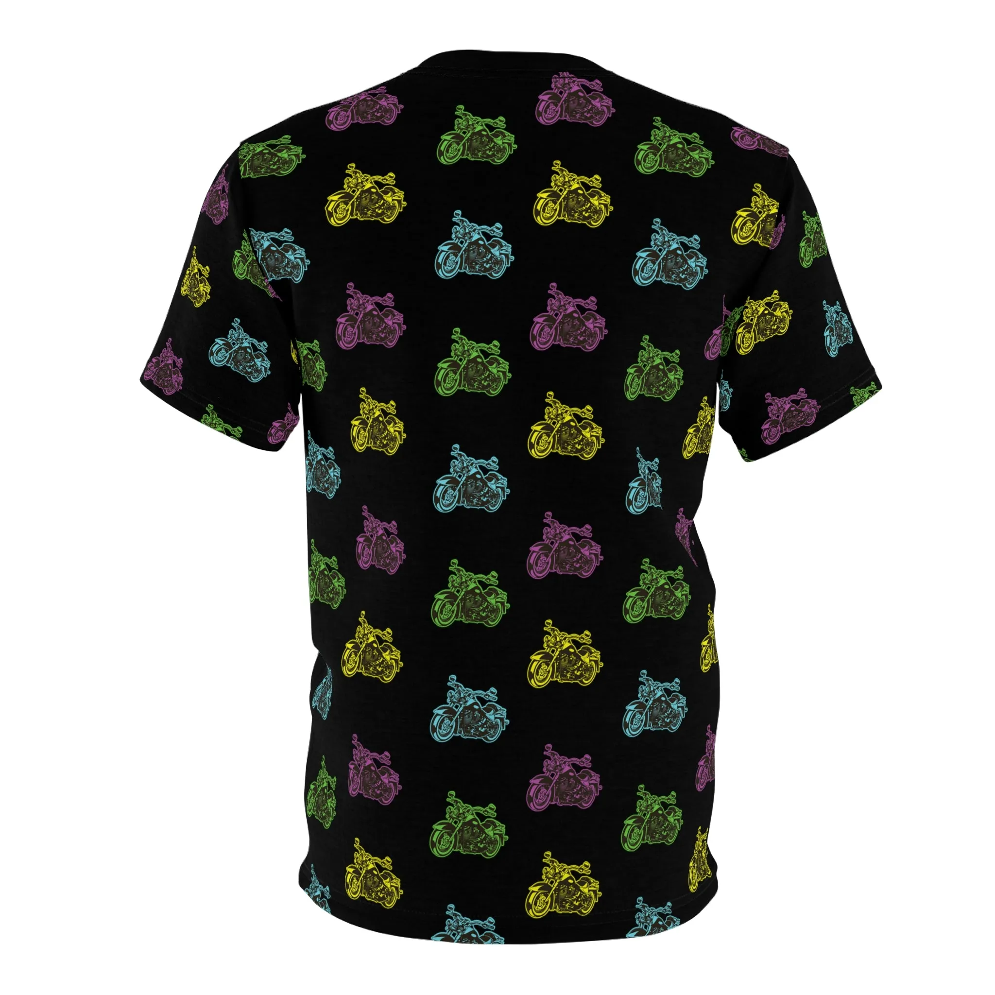 Tribute - Unisex AOP Motorcycle Cut & Sew Tee