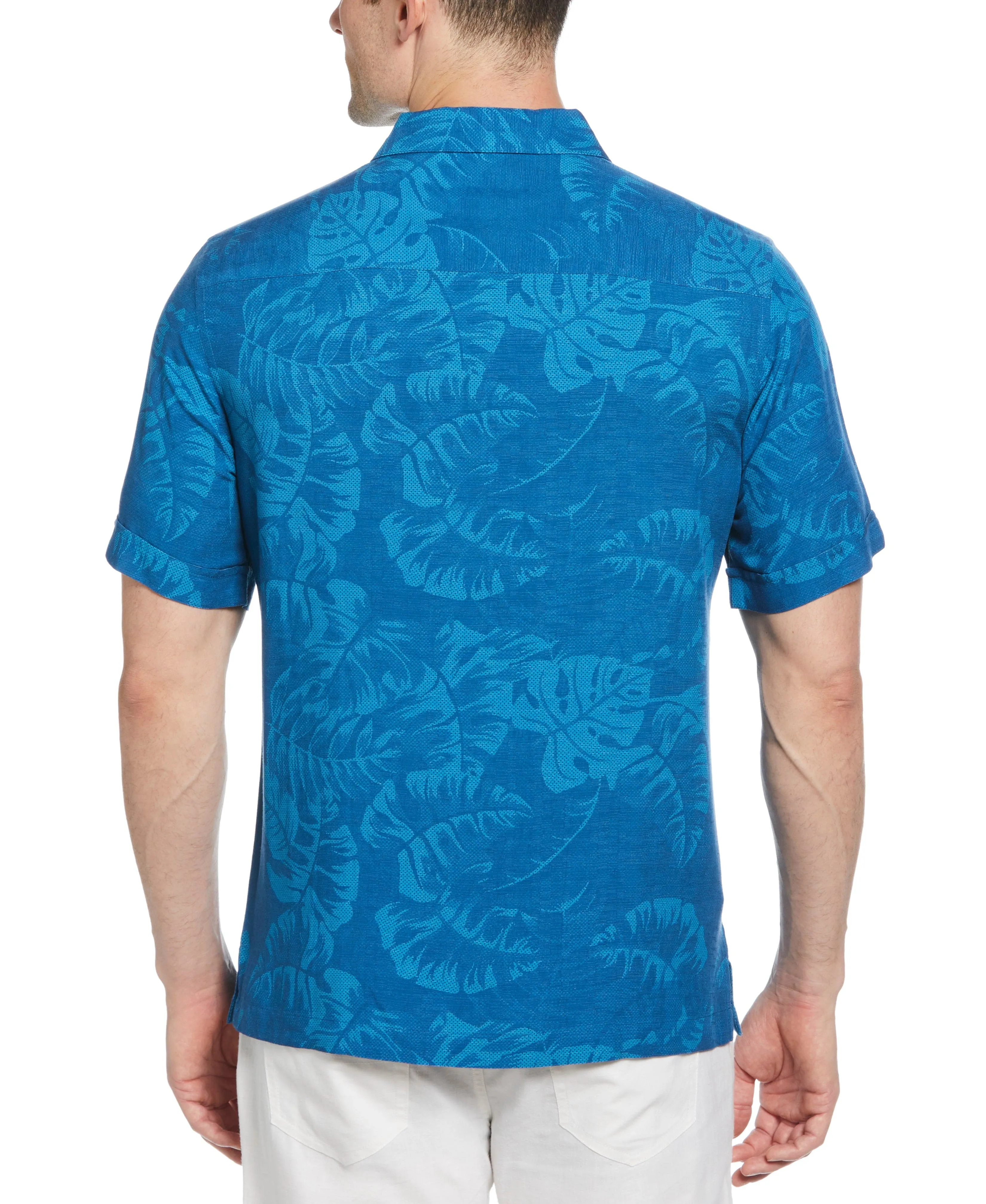 Tropical Leaves Print Shirt
