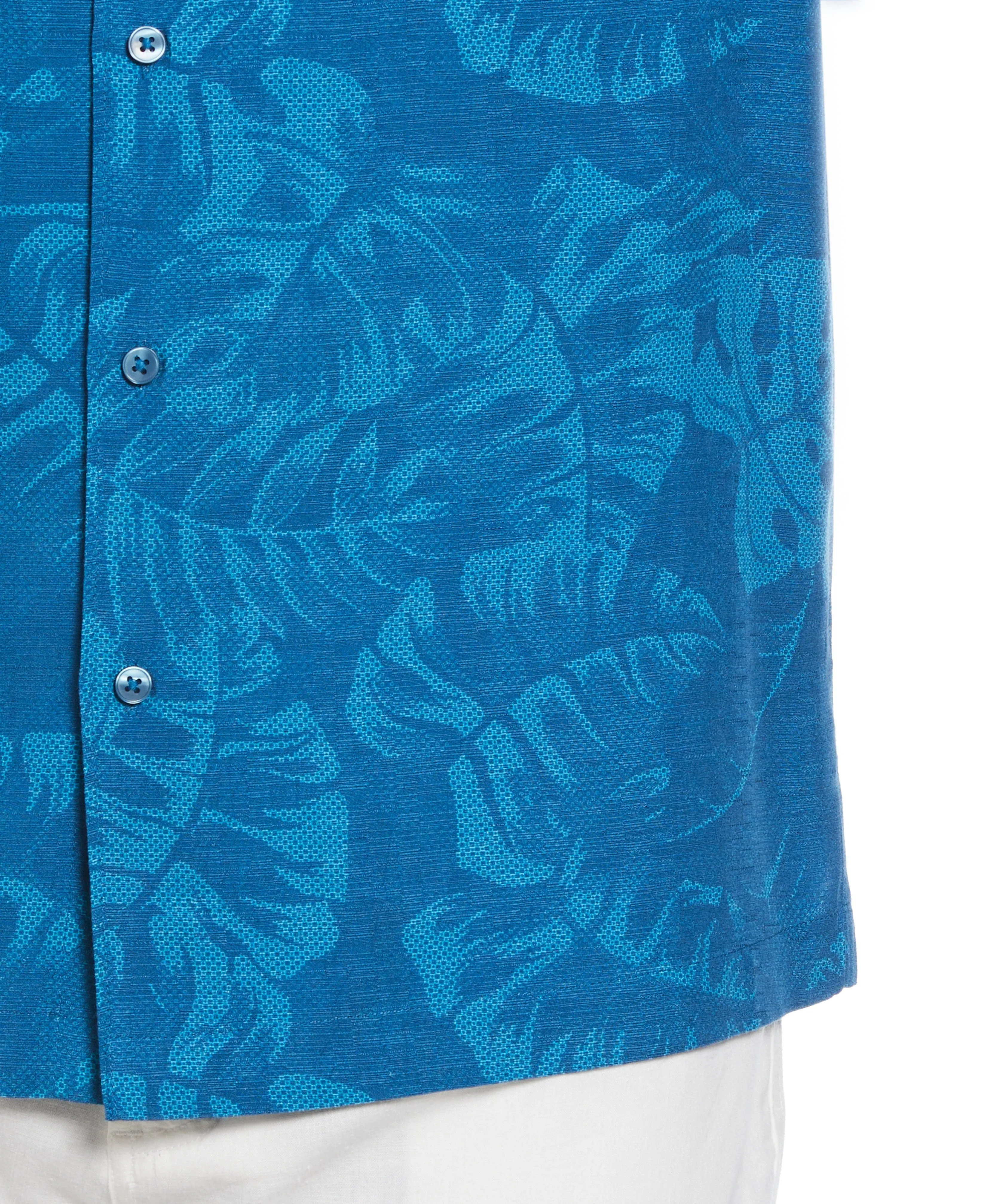 Tropical Leaves Print Shirt