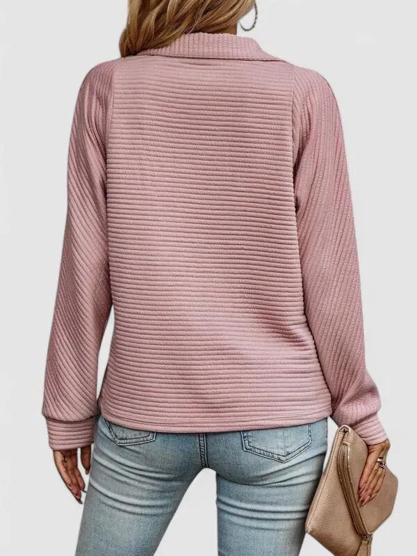 Tui | Textured Quarter-Zip Pullover