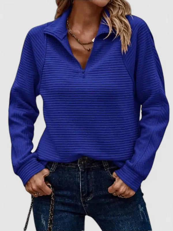 Tui | Textured Quarter-Zip Pullover