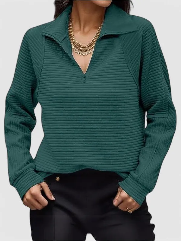 Tui | Textured Quarter-Zip Pullover