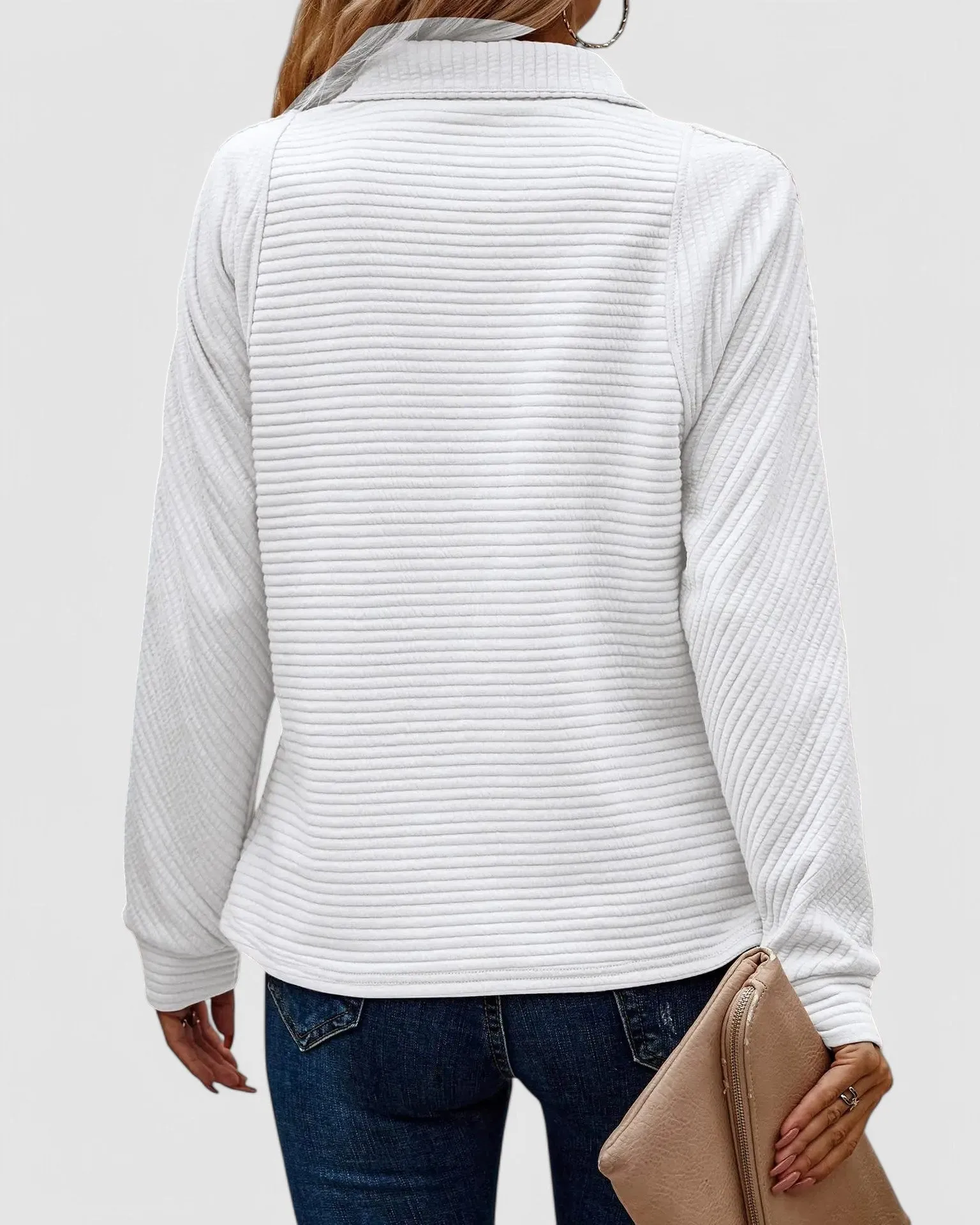 Tui | Textured Quarter-Zip Pullover